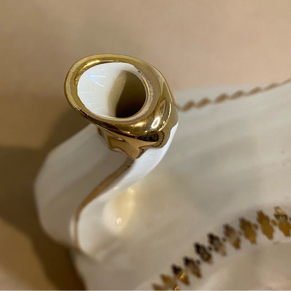 Sadler Bone China Coffee Pot/Teapot Swirl Red White Roses Very Gilded Gold Trim - Picture 12 of 16